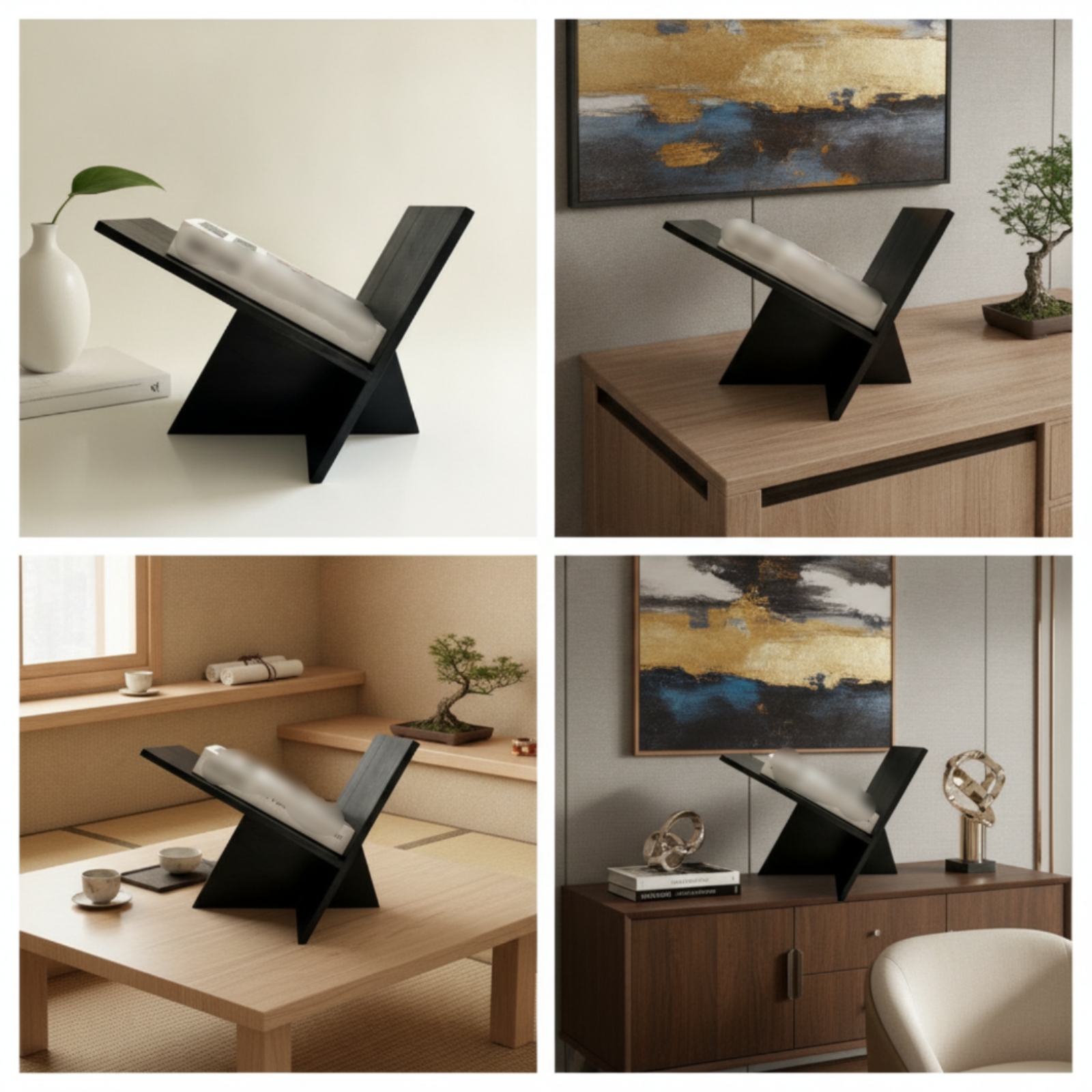 Office Furniture Desk - Magazine Display Stand Compact Desktop Book
