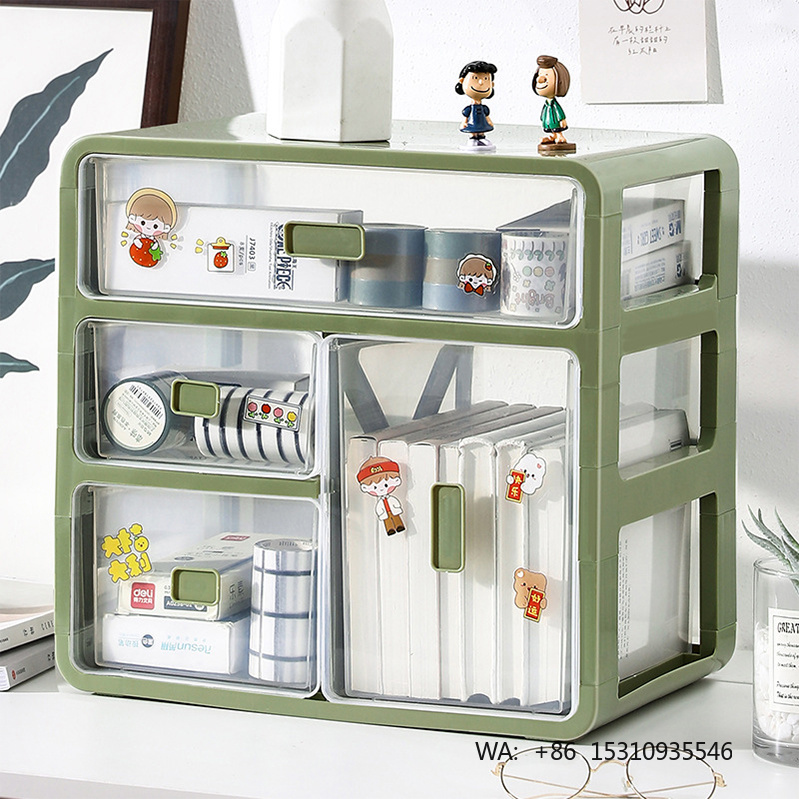 Office Storage Cabinet - Household Office Cabinet Plastic PP Desktop