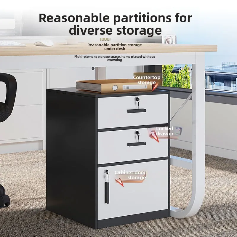 Modern File cabinet with lock  - Office Storage Cabinet avaliação e preço