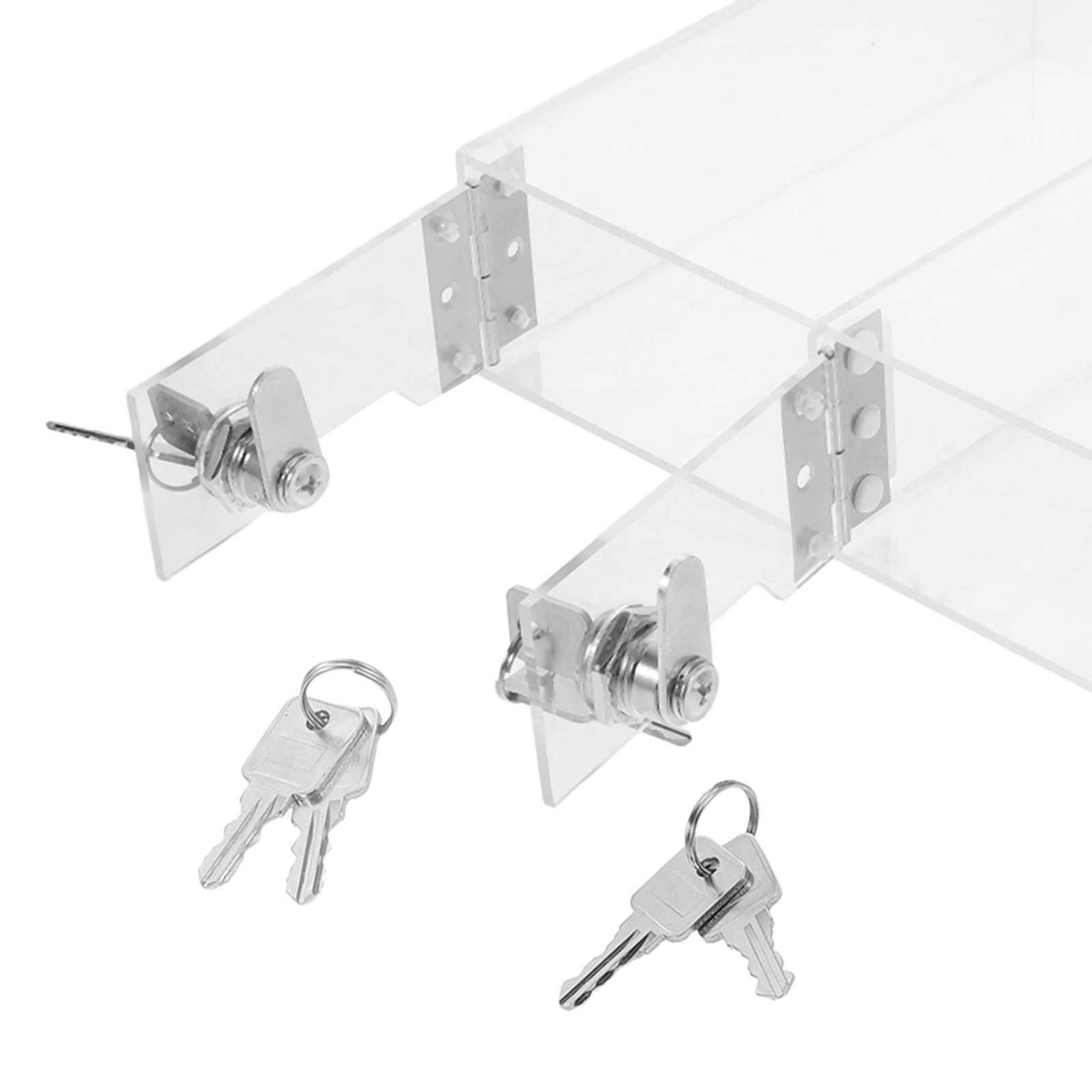 2-Slot Transparent Storage Dra - Office Storage Cabinet avaliação e preço