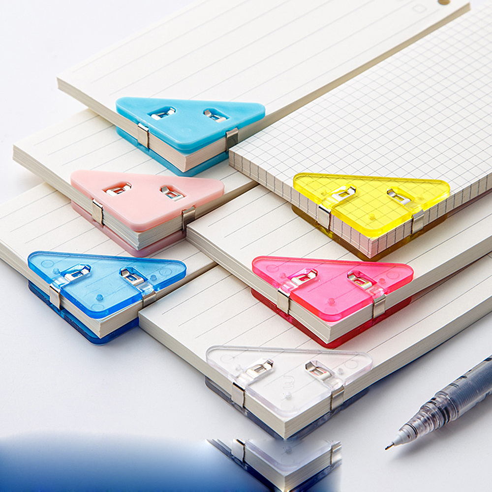 30Pcs Creative Triangle Clips  - Office Furniture Desk avaliação e preço