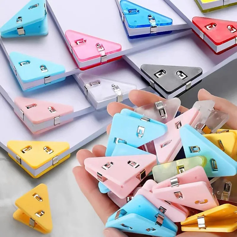 10Pcs Colorful Transparent Tri - Office Furniture Desk avaliação e preço