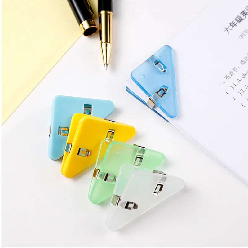 10Pcs Colorful Transparent Tri - Office Furniture Desk avaliação e preço