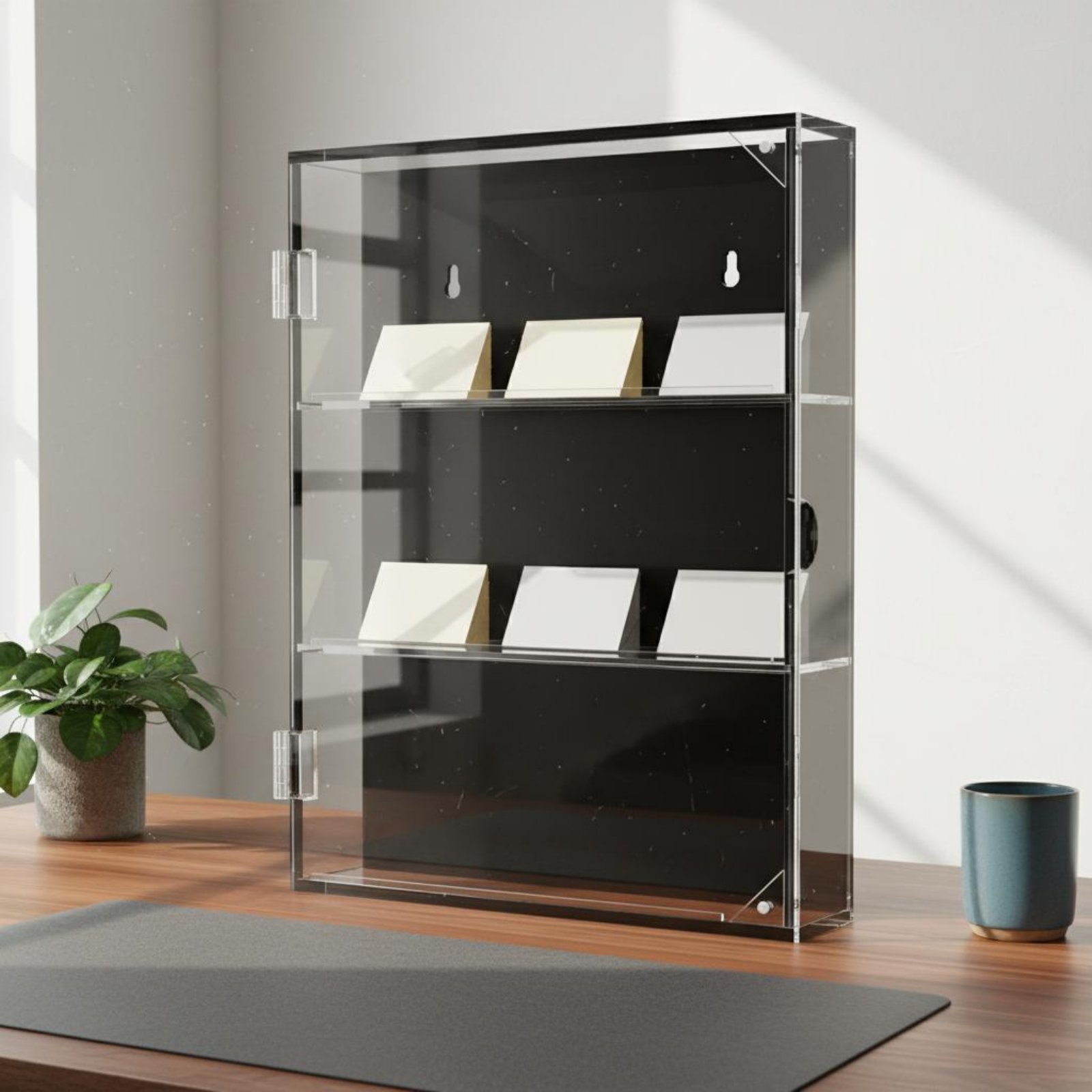 Acrylic Trading Card Display C - Office Storage Cabinet avaliação e preço