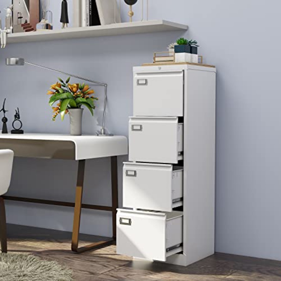4-Drawer Vertical File Cabinet - Office Furniture Solutions avaliação e preço