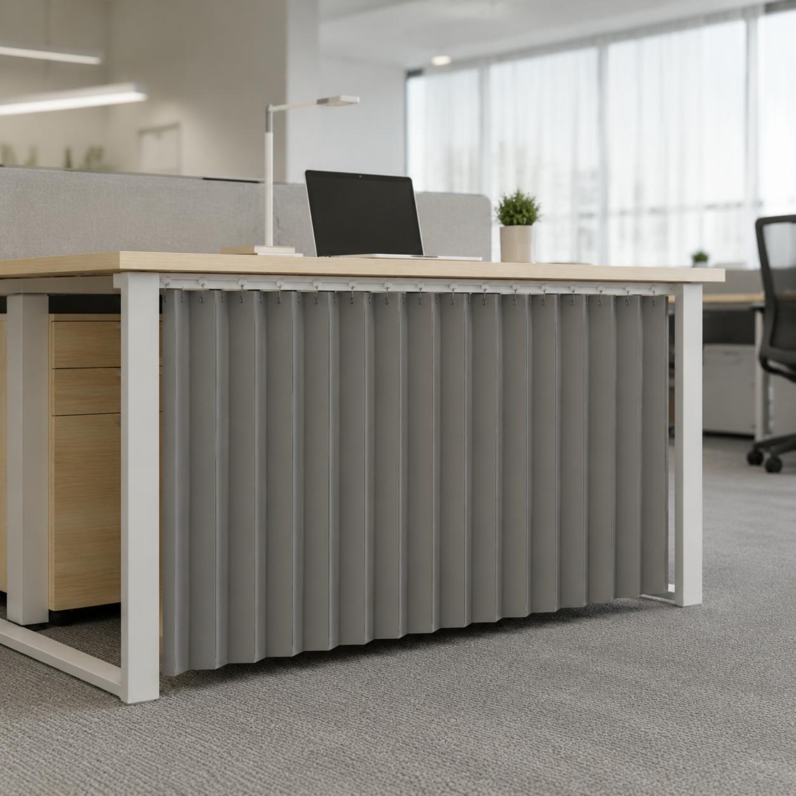 Desk Privacy Curtain Wind Bloc - Office Furniture Desk avaliação e preço