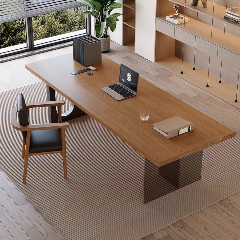 Italian Acrylic Floating Woode - Office Furniture Desk avaliação e preço