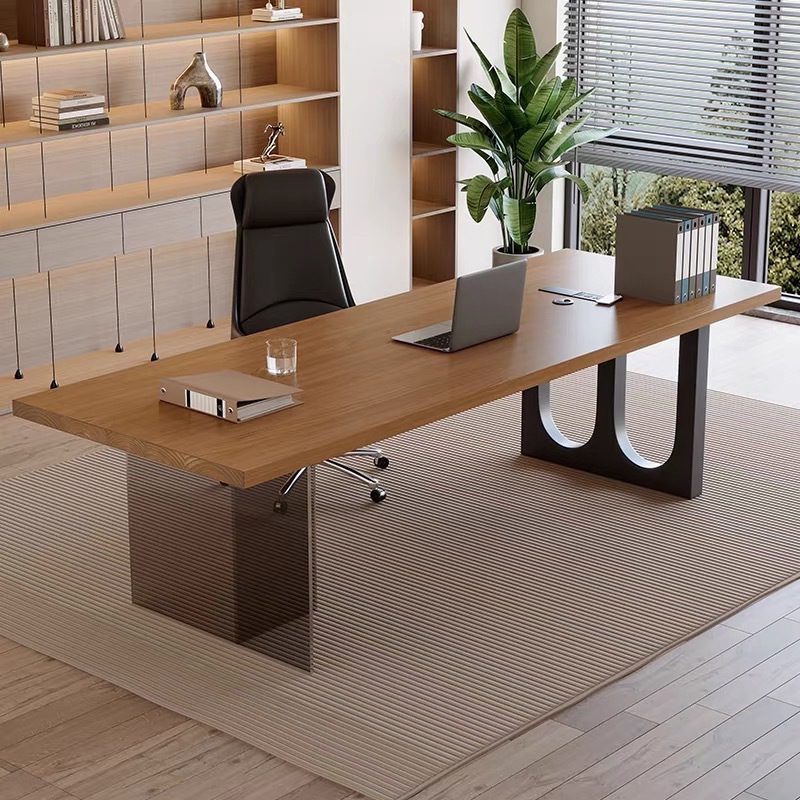 Italian Acrylic Floating Woode - Office Furniture Desk avaliação e preço