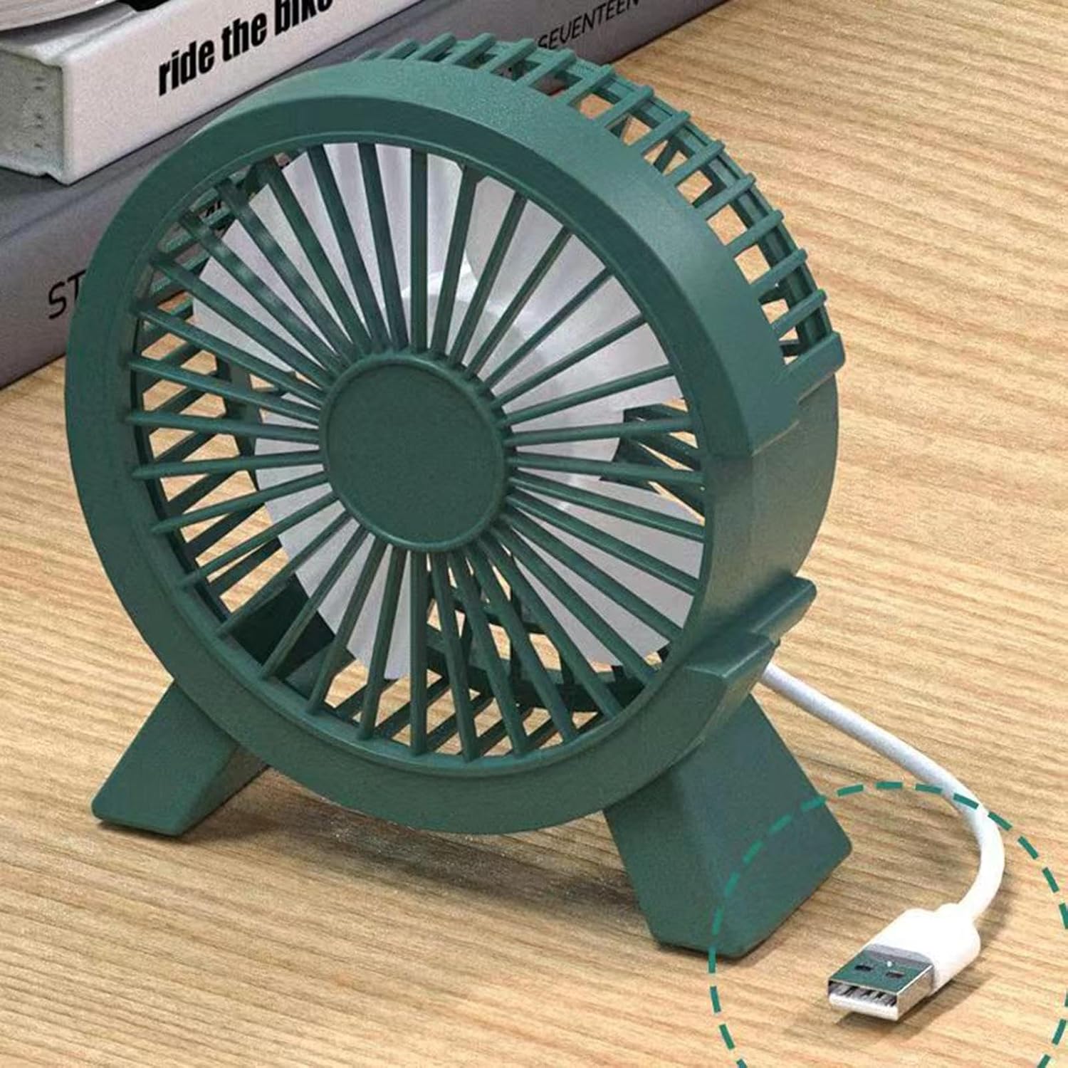 Mini USB Rechargeable Table Fa - Office Furniture Desk avaliação e preço