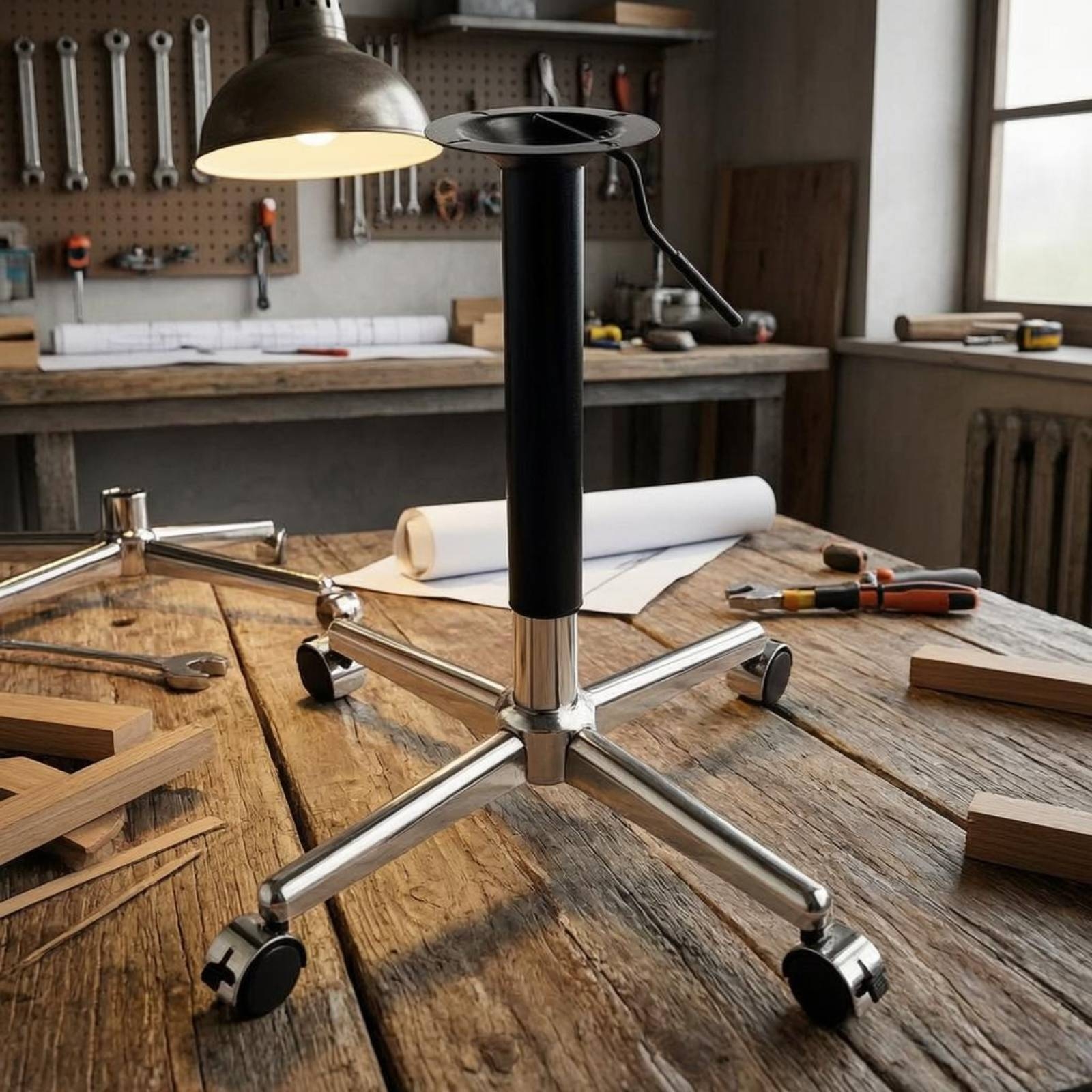 Mobile Desk Base Metal Caster  - Office Furniture Desk avaliação e preço