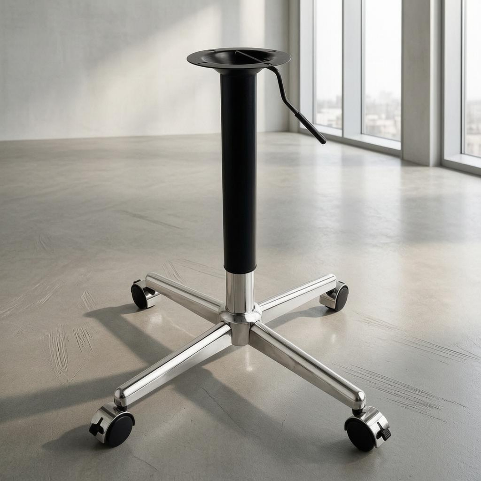 Mobile Desk Base Metal Caster  - Office Furniture Desk avaliação e preço