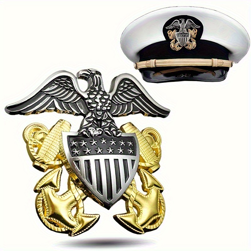 US Naval Officer Hat Badge Eag - Office Furniture Solutions avaliação e preço