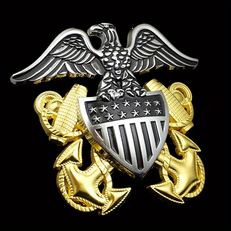 US Naval Officer Hat Badge Eag - Office Furniture Solutions avaliação e preço