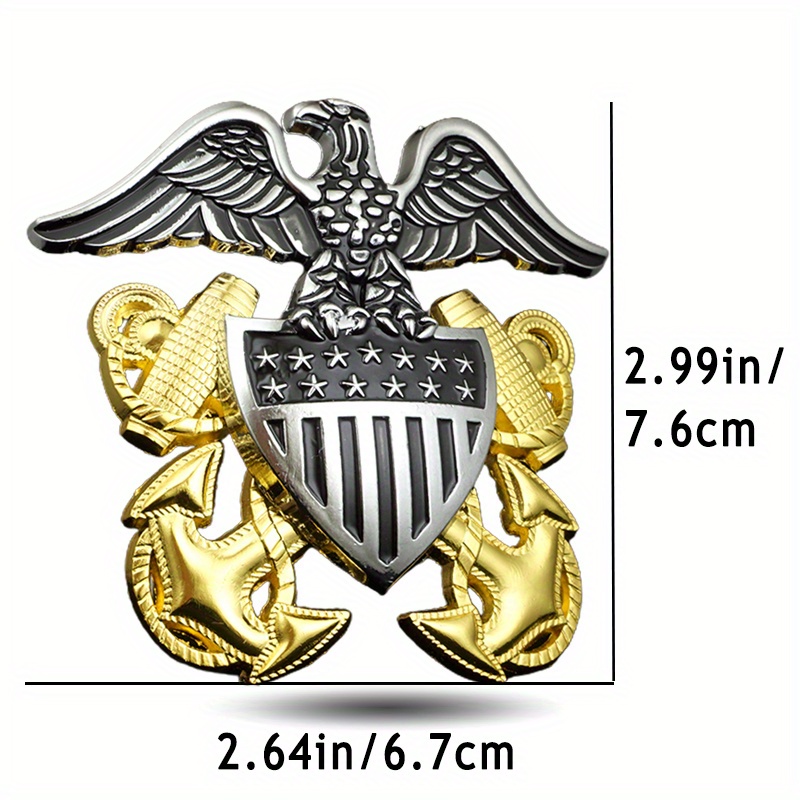 US Naval Officer Hat Badge Eag - Office Furniture Solutions avaliação e preço