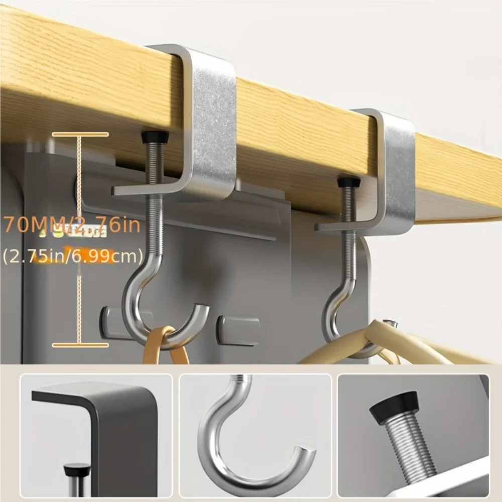 1/2pcs 360° Rotatable Steel Ta - Office Furniture Desk avaliação e preço