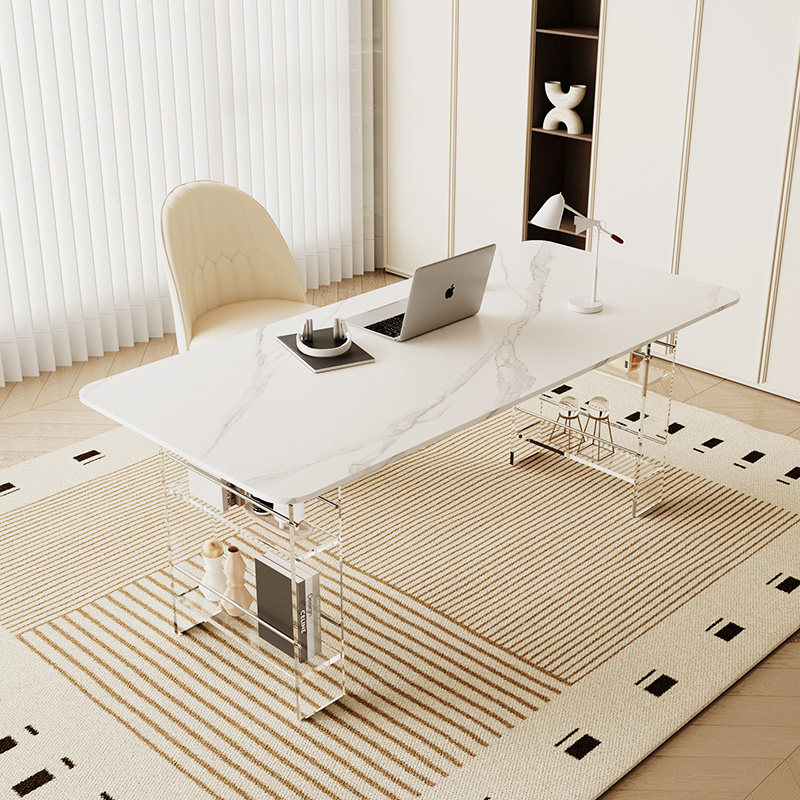 Nordic High-end Sintered Stone - Office Furniture Desk avaliação e preço