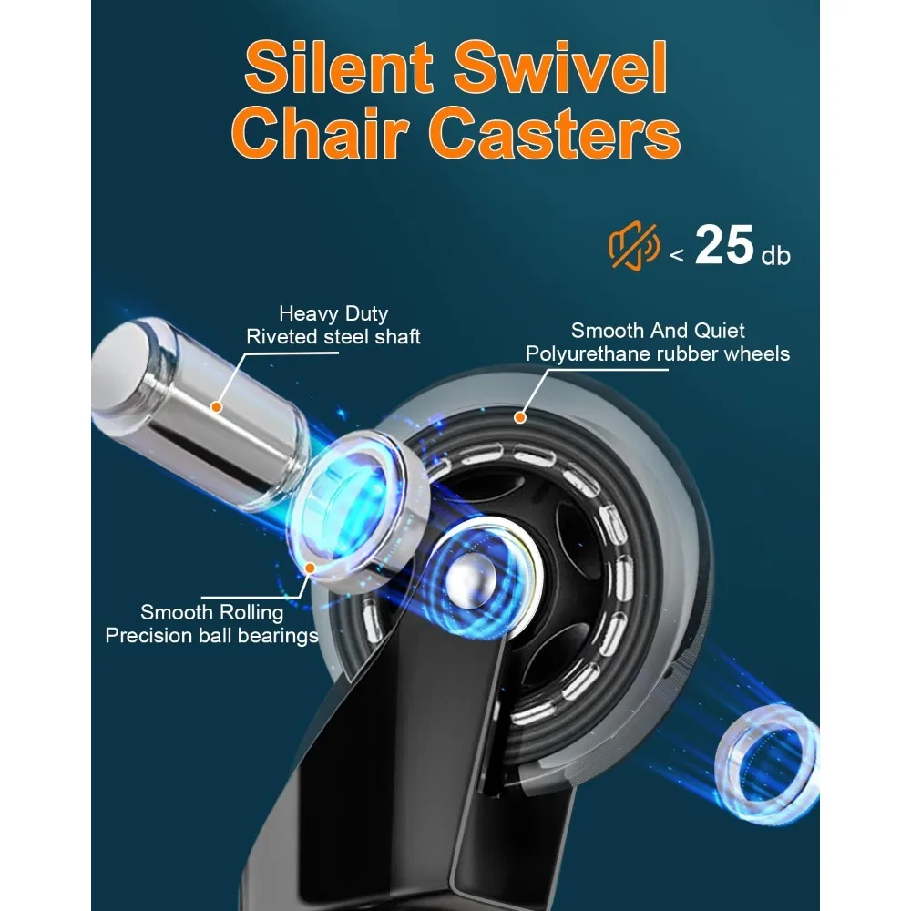 Office Chair Caster Wheels Set - Office Furniture Solutions avaliação e preço